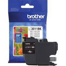 Brother Innobella LC3011BK Original Standard Yield Inkjet Ink Cartridge - Single Pack - Black - 1 Each 200 Pages