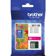 Brother Innobella LC3011M Original Standard Yield Inkjet Ink Cartridge - Single Pack - Magenta - 1 Each 200 Pages