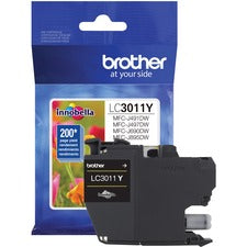 Brother Innobella LC3011Y Original Standard Yield Inkjet Ink Cartridge - Single Pack - Yellow - 1 Each 200 Pages