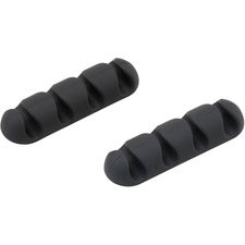 Bluelounge CableDrop Multi Cable Anchor for Multiple Cords Cable Anchor - Black - 2.60" Length - 2 / Pack