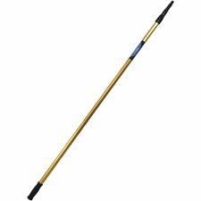 Ettore REA-C-H 2-Section Pole 96" Length - Gold, Black - Anodized Aluminum - 1 Each