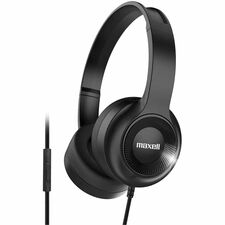 Maxell Bass 13 Headphones Stereo - Wired - Over-the-head - Binaural - Circumaural - Black