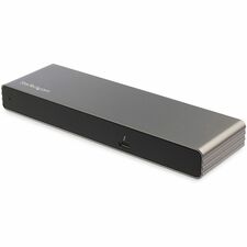 StarTech.com Thunderbolt 3 Dock - Mac & Windows - Dual 4K60Hz - 85W Power Delivery for Desktop PC, Notebook - 85 W - Thunderbolt 3 - 2 Displays Supported - 4K - 4096 x 2160, 1920 x 1200 - 2 x USB Ports - 2 x USB 3.0 - USB Type-A - USB Type-C - 1 x RJ-45 P