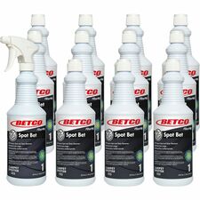 Betco FiberPRO Spot Bet Stain Remover Ready-To-Use - 32 fl oz (1 quart) - Country Fresh Scent - Deodorize - Colorless - 12 / Carton