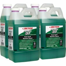 Betco Green Earth FastDraw 32 Restroom Cleaner Concentrate - 64 fl oz (2 quart) - Citrus Floral Scent - Heavy Duty, Water Soluble - Green - 4 / Carton