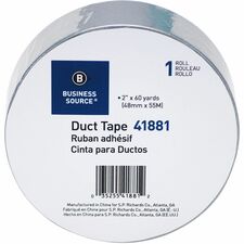 Business Source General-purpose Duct Tape 60 yd Length x 2" Width x 9 mil Thickness - Gray - For Indoor, Outdoor, General Purpose, Wrapping, Sealing - 1 Roll