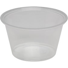 Dixie 4 oz Souffle Cups by GP Pro 4 fl oz - Clear - Plastic - Sauce - 200/Pack - 12 / Carton