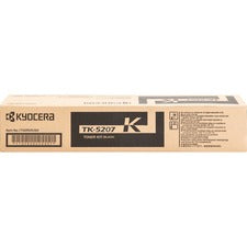 Kyocera TK-5207K Original Laser Toner Cartridge - Black - 1 Each 18000 Pages