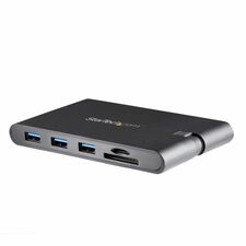 StarTech.com Docking Station for Notebook - 85 W - USB Type C - 5 x USB Ports - 3 x USB 3.0 - USB Type-C - Network (RJ-45) - HDMI - VGA - Black - Thunderbolt - Wired - Windows 7, Windows 8, Windows 8.1, Windows 10, Windows 11, Mac OS X 10.11 El Capitan, M