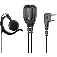 Midland BizTalk BA2 Over The Ear Headset Mono - Wired - Earbud, Over-the-ear - Monaural - Outer-ear - Black