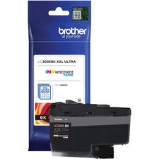 Brother INKvestment LC3035BK Original Ultra High Yield Inkjet Ink Cartridge - Single Pack - Black - 1 Each 6000 Pages