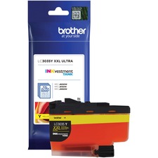Brother INKvestment LC3035Y Original Ultra High Yield Inkjet Ink Cartridge - Single Pack - Yellow - 1 Each 5000 Pages