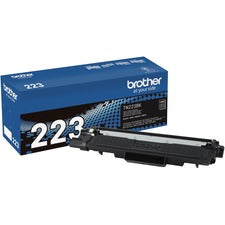 Brother TN-223BK Original Standard Yield Laser Toner Cartridge - Black - 1 Each 1400 Pages
