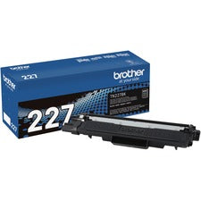 Brother TN-227BK Original High Yield Laser Toner Cartridge - Black - 1 Each 3000 Pages