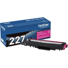 Brother TN-227M Original High Yield Laser Toner Cartridge - Magenta - 1 Each 2300 Pages