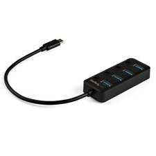 StarTech.com 4-Port USB-C Hub - 4x USB-A with Individual On/Off Switches USB Type C - External - 4 USB Port(s) - 4 USB 3.0 Port(s) - UASP Support