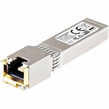 StarTech.com Cisco Compatible SFP+ Transceiver Module - 10GBASE-T For Data Networking - 1 x RJ-45 Duplex 10GBase-T LAN - Twisted Pair10 Gigabit Ethernet - 10GBase-T - Hot-pluggable - 1 Each