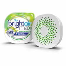Bright Air Max Scented Gel Odor Eliminator Gel - 8 oz - Meadow Breeze - Odor Neutralizer, Phthalate-free, Paraben-free, BHT Free, Bio-based, Formaldehyde-free, NPE-free - 1 Each