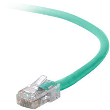 Belkin RJ45 CAT-5e Patch Cable, Snagless Molded Green 04 4 ft Category 5e Network Cable for MacBook Air, MacBook Pro, Network Device - First End: 1 x RJ-45 Network - Male - Second End: 1 x RJ-45 Network - Male - Patch Cable - Gold Plated Connector - 24 AW