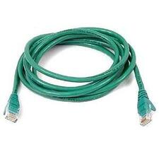 Belkin RJ45 CAT-5e Patch Cable, Snagless Molded Green 02 2 ft Category 5e Network Cable for MacBook Air, MacBook Pro, Network Device - First End: 1 x RJ-45 Network - Male - Second End: 1 x RJ-45 Network - Male - Patch Cable - Gold Plated Connector - 24 AW