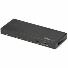StarTech.com 4-Port HDMI Splitter - 4K 60Hz 4096 x 2160 - 16.40 ft Maximum Operating Distance - 1 x HDMI In - 4 x HDMI Out - Metal