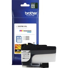 Brother INKvestment LC3037BK Original Inkjet Ink Cartridge - Single Pack - Black - 1 Each 3000 Pages
