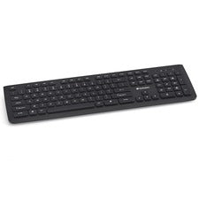 Verbatim Wireless Slim Keyboard Wireless Connectivity - RF - USB Type A Interface - Computer - PC, Windows, Mac OS, Linux - AAA Battery Size Supported