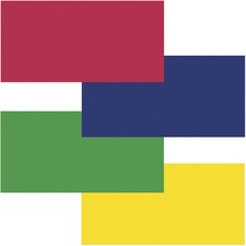 Fadeless Primary Colors Bulletin Art Paper Fun and Learning, Table Skirting, Display, Decoration, Art Project, Craft Project, Bulletin Board - 3.25" Height x 48" Width x 12 ft Length - Flame, Royal Blue, Canary, Apple Green - 4 / Carton