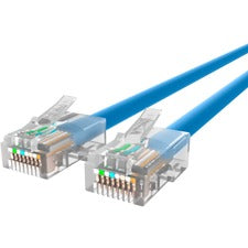 Belkin RJ45 CAT-5e Patch Cable Blue 20 20 ft Category 5e Network Cable for Network Device - First End: 1 x RJ-45 Network - Male - Second End: 1 x RJ-45 Network - Male - 1 Gbit/s - Patch Cable - Gold Plated Connector - 24 AWG - Blue - 1 Each