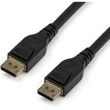 StarTech.com 9.8 ft. (3 m) DisplayPort 1.4 Cable - VESA Certified 9.84 ft DisplayPort Video Cable for Desktop Computer, Monitor, TV, Projector, Digital Signage Player - First End: 1 x 20-pin DisplayPort 1.4 Digital Audio/Video - Male - Second End: 1 x 20-