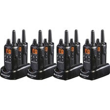 Midland Business Radio Bundle 36 Radio Channels - 22 FRS - Silent Operation, Hands-free - AAA - Nickel Metal Hydride (NiMH) - Black - 8 / Box