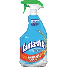 fantastik® All-purpose Cleaner with Bleach 32 fl oz (1 quart) - Fresh Clean Scent - Anti-bacterial - Clear - 1 Each