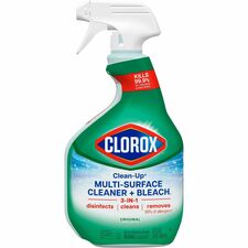 Clorox Clean-Up Multi-Surface Cleaner with Bleach For Multipurpose - 32 fl oz (1 quart) - Original Scent - Recommended For: Stain Remover - Deodorize, Disinfectant, Easy to Use - Multi Spray Bottle - 1 Each