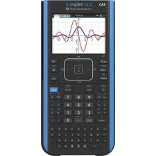 Texas Instruments Nspire CX II CAS Graphing Calculator Rechargeable, Computer Algebra System (CAS) - Battery Powered - 2" Height x 7.3" Width x 11.8" Length - Gray - 1 Each