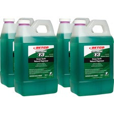 Betco Green Earth FastDraw 13 Natural Degreaser Concentrate - 67.6 fl oz (2.1 quart) - Bio-based, Phosphate-free, Spill Proof - Dark Green - 4 / Carton