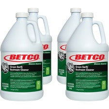 Betco Green Earth FastDraw 20 Restroom Cleaner Concentrate - 128 fl oz (4 quart) - Citrus Floral Scent - Non-corrosive, Heavy Duty, Water Soluble - Green - 4 / Carton