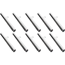 Ettore Wipe 'n Dry 18" Floor Squeegee Rubber Blade - 2.5" Height x 18" Width x 3.5" Length - Durable, Built-in Splash Guard - White - 10 / Carton