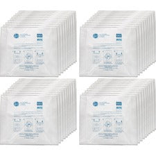 Hoover HushTone HEPA Vacuum Bags 10/Pack - 4 / Carton - Type CC1 - Disposable, Dust Proof - White