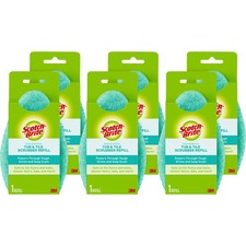 Scotch-Brite Bath Scrubber Refills 6 / Carton