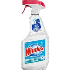 Windex® Vinegar MultiSurface Spray 23 fl oz (0.7 quart) - Clean & Fresh Scent - Ammonia-free, Streak-free, Versatile - Clear - 8 / Carton