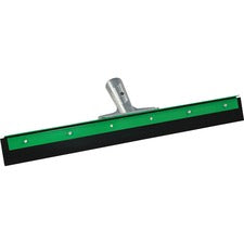 Unger AquaDozer Heavy Duty Straight Floor Squeegee Zinc Alloy Handle30" Length - Heavy Duty, Long Lasting - Green - 6 / Carton