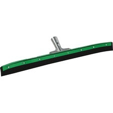 Unger AquaDozer 36" Heavy Duty Curved Floor Squeegee 36" Rubber Blade36" Length - Heavy Duty, Durable, Sturdy - Black, Green - 6 / Carton