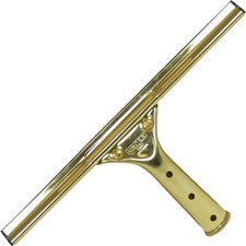 Unger 12" GoldenClip Brass Squeegee 12" Length - Screw Lock Handle - Brass - 10 / Carton