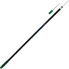Unger No-Touch Trash/Paper Pickers 42" Reach - Ergonomic Handle, Durable - Steel, Steel - Black, Green - 10 / Carton