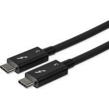 StarTech.com 0.8 m (2.7 ft.) Thunderbolt 3 to Thunderbolt 3 Cable 2.62 ft Thunderbolt 3 Data Transfer Cable for Notebook, MacBook, Chromebook, Peripheral Device, Docking Station, Printer, Monitor - First End: 1 x 24-pin USB Type C - Male - Second End: 1 x