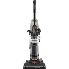 Eureka PowerSpeed Upright Vacuum Cleaner Bagless - Wand, Crevice Tool, Upholstery Tool, Dusting Brush - 12.60" Cleaning Width - Carpet, Hardwood - 25 ft Cable Length - 7 ft Hose Length - Foam - Black, Silver