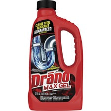 Drano Max Gel Clog Remover Ready-To-Use - Corrosion Resistant - Clear Bottle - 1 Each
