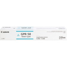 Canon GPR-58 Original Laser Toner Cartridge - Cyan - 1 Each 18000 Pages