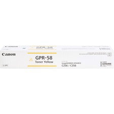 Canon GPR-58 Original Laser Toner Cartridge - Yellow - 1 Each 18000 Pages