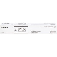 Canon GPR-58 Original Laser Toner Cartridge - Black - 1 Each 23000 Pages